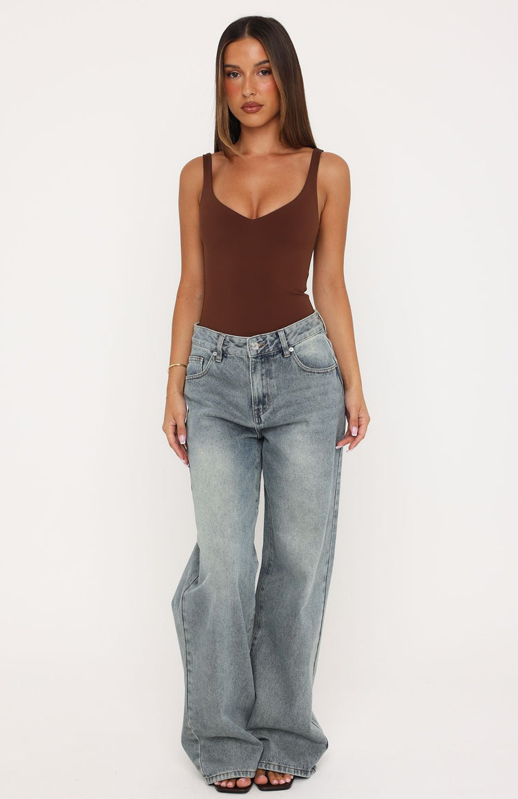 Quiet Confidence Bodysuit Chocolate