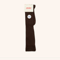 bisgaard x Cóndor cotton rib knee high socks brown
