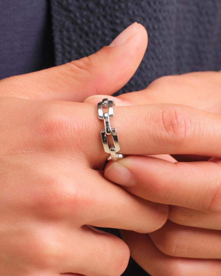 Paperclip Ring Silver - JAXXON