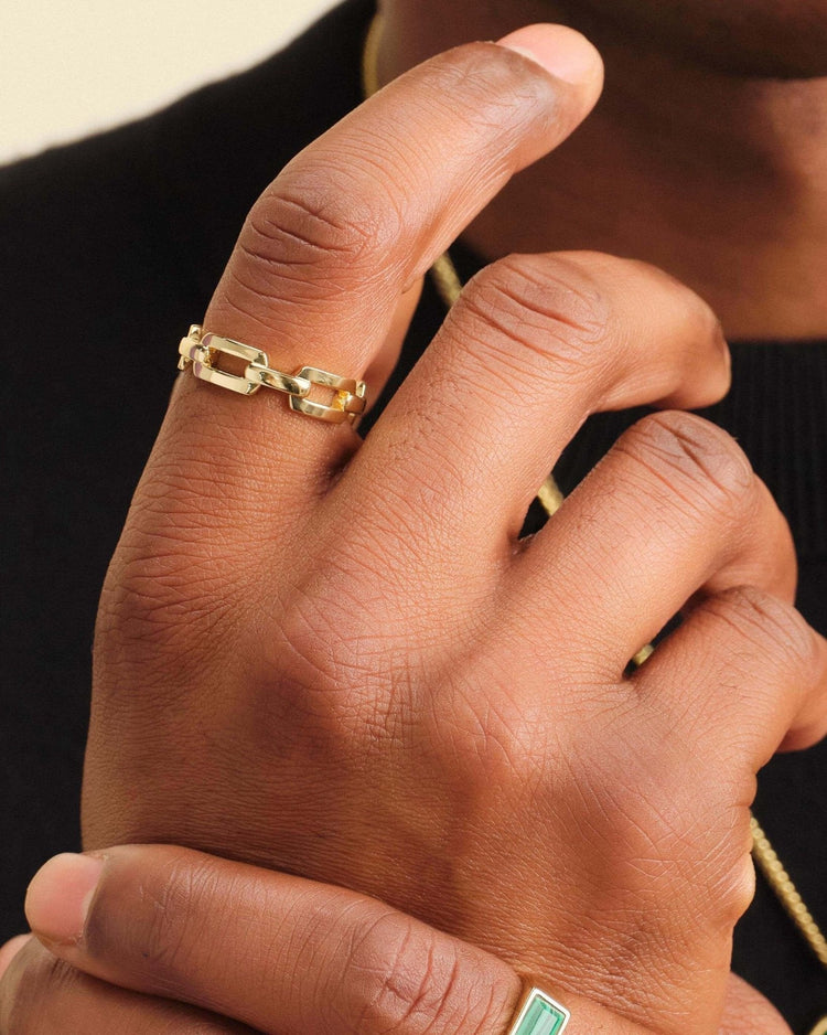 Paperclip Ring Gold - JAXXON