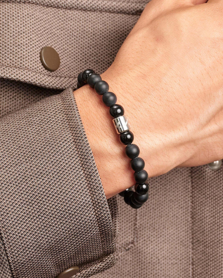 Hidden Hills Beaded Bracelet Silver - JAXXON