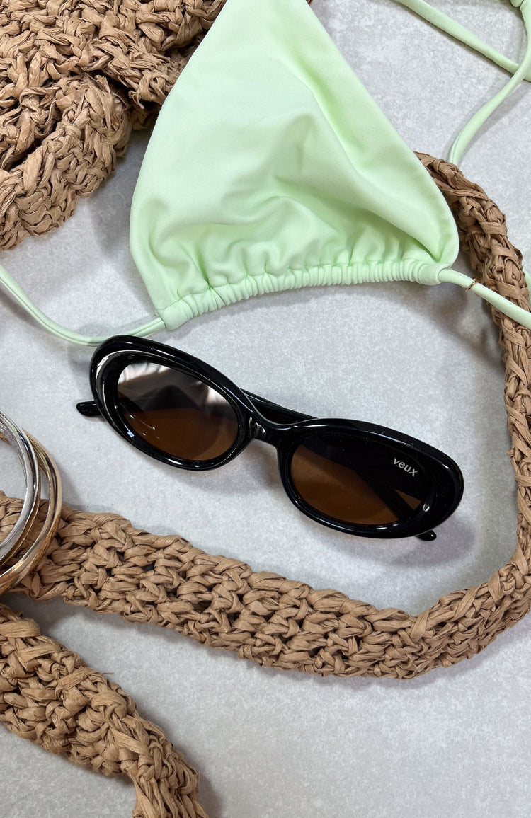 Emerald Sunglasses Black/Chocolate