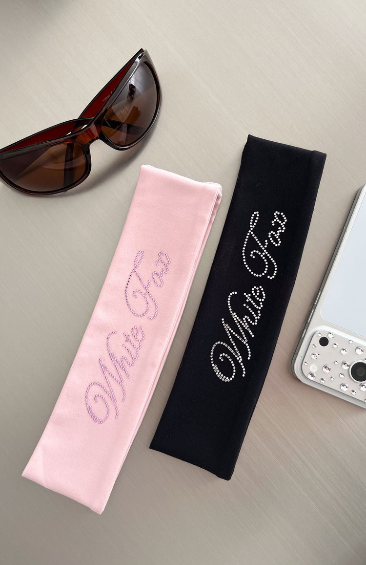 Diamond Sky 2 Pack Headband Black/Pink