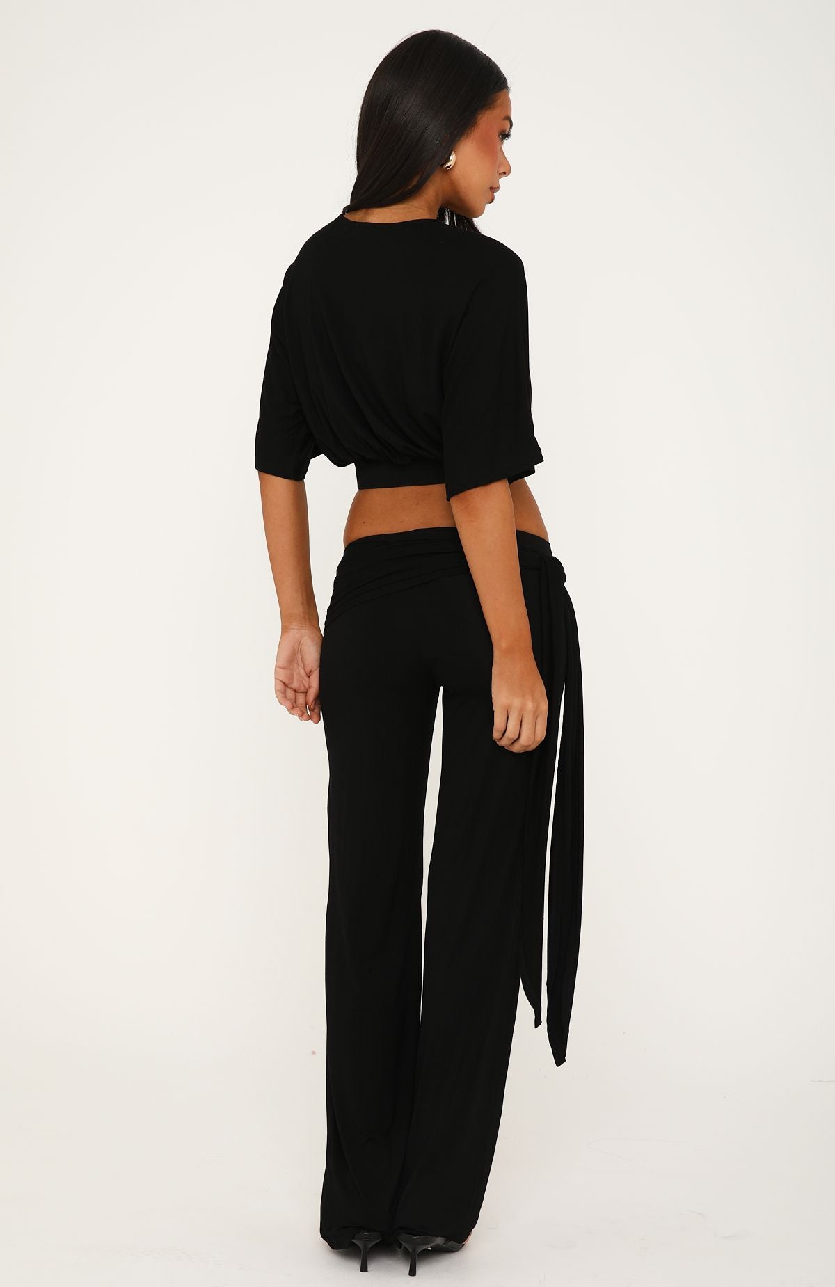 Love You Mean It Straight Leg Pants Black