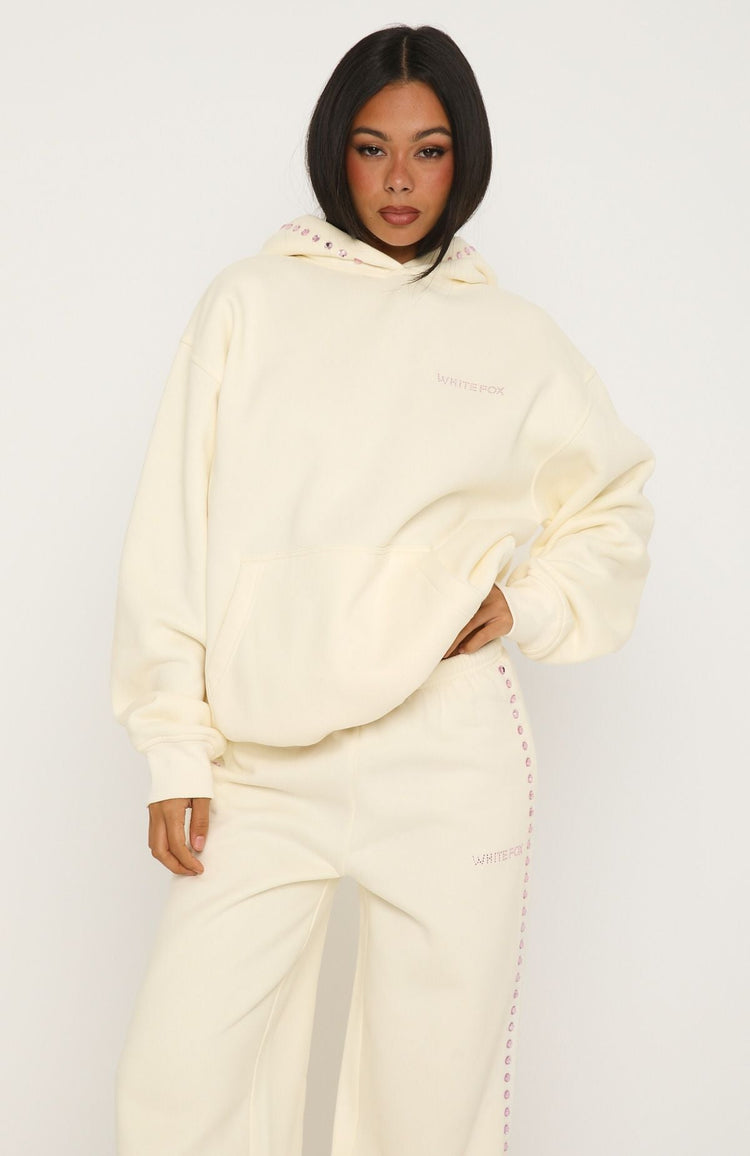 Shining Moment Oversized Hoodie Cream