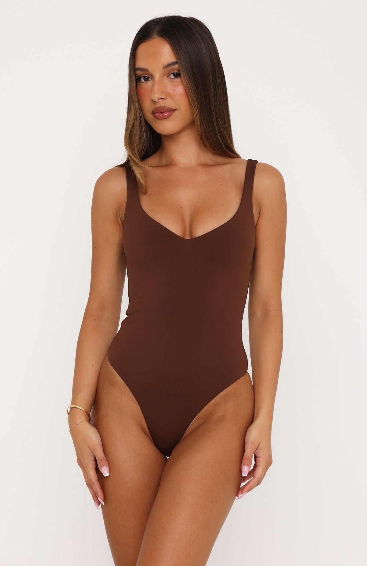 Quiet Confidence Bodysuit Chocolate