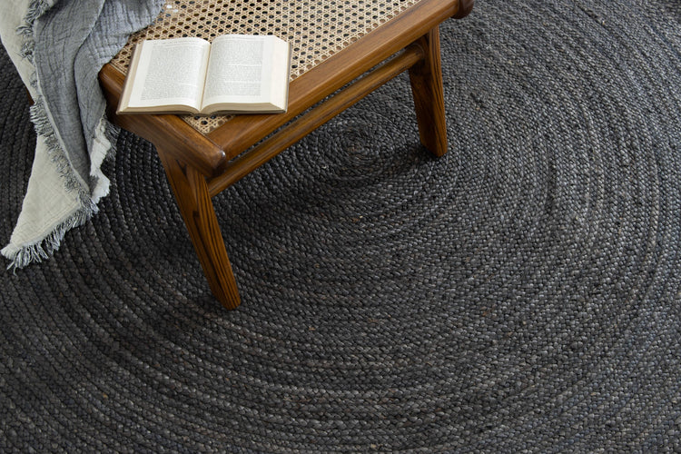 Full Moon Rug - Charcoal RAJ