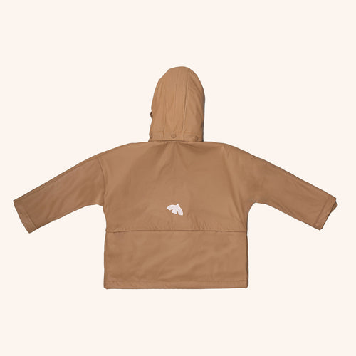 bisgaard aarhus rain jacket caramel