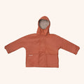 bisgaard aarhus rain jacket rose hip
