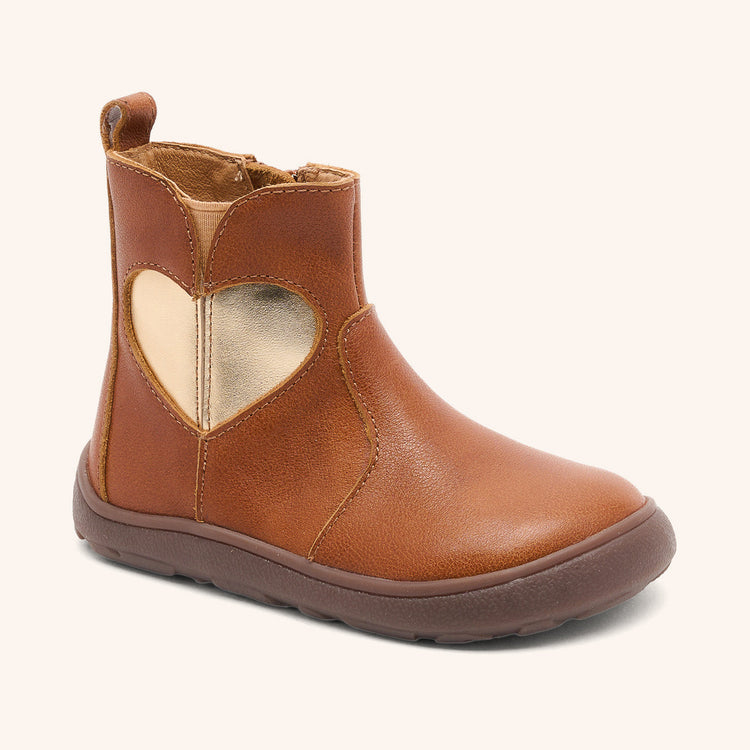 Bisgaard Barfußschuh Runa cognac