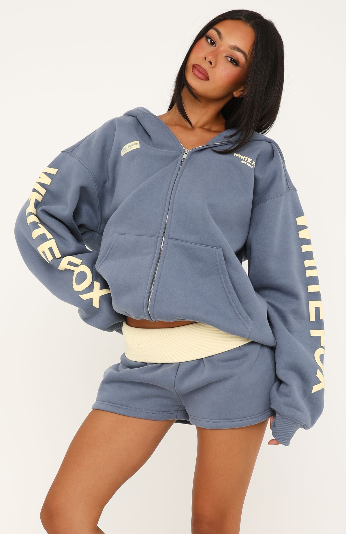 Higher Ground Zip Front Hoodie Ocean