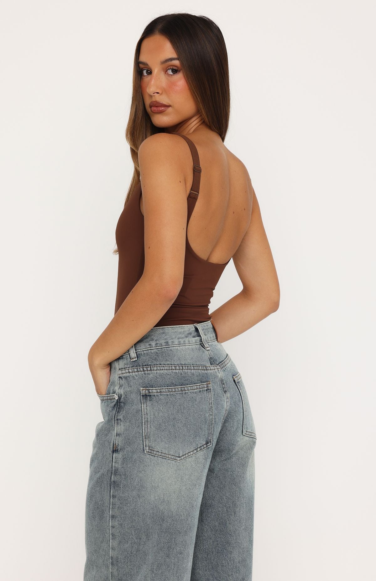 Quiet Confidence Bodysuit Chocolate