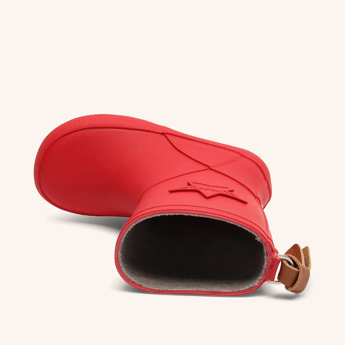 bisgaard star rubber red