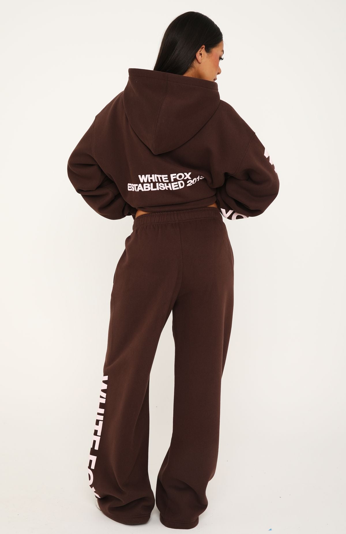 Higher Ground Wide Leg Sweatpants Chocolate