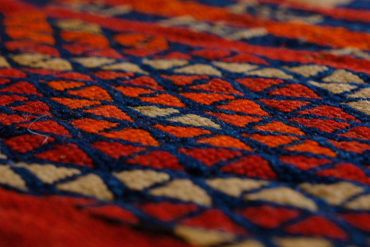 Vintage Moroccan Kilim Rug Borlaug