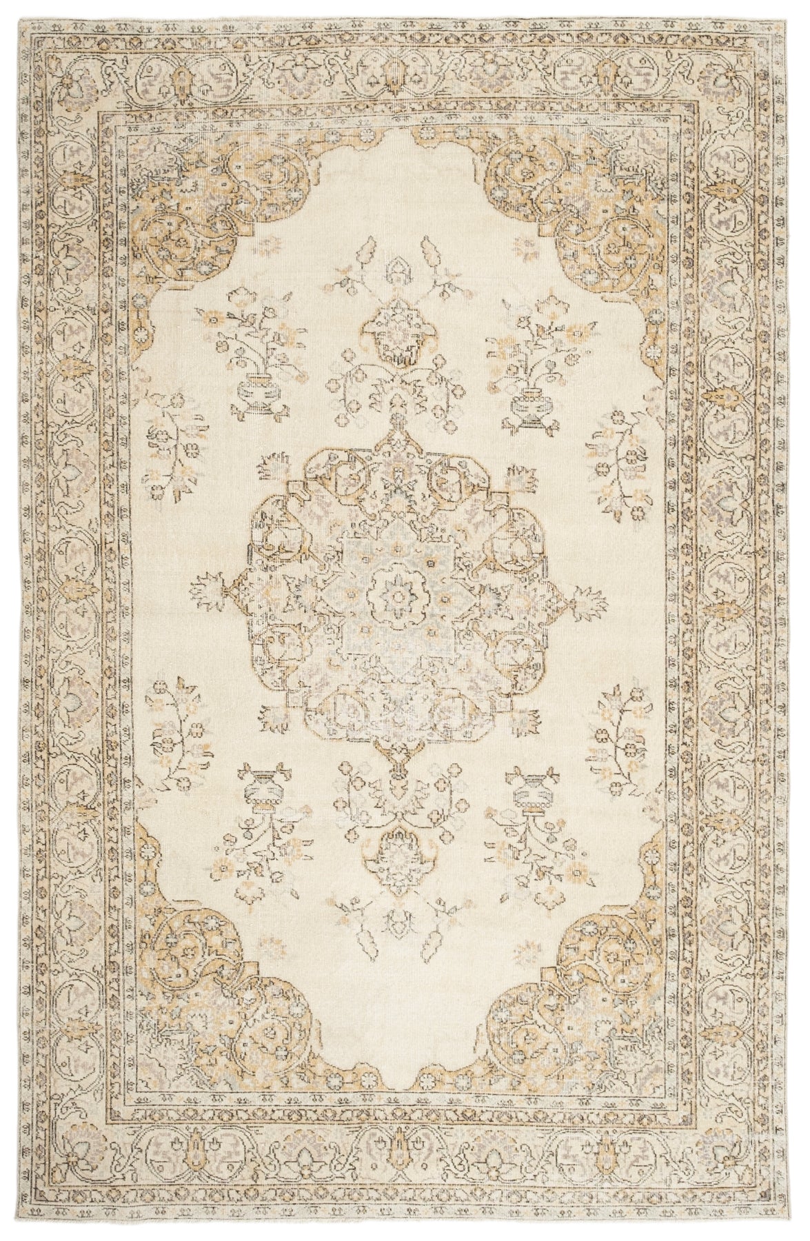 Vintage Distressed Rug Relnis