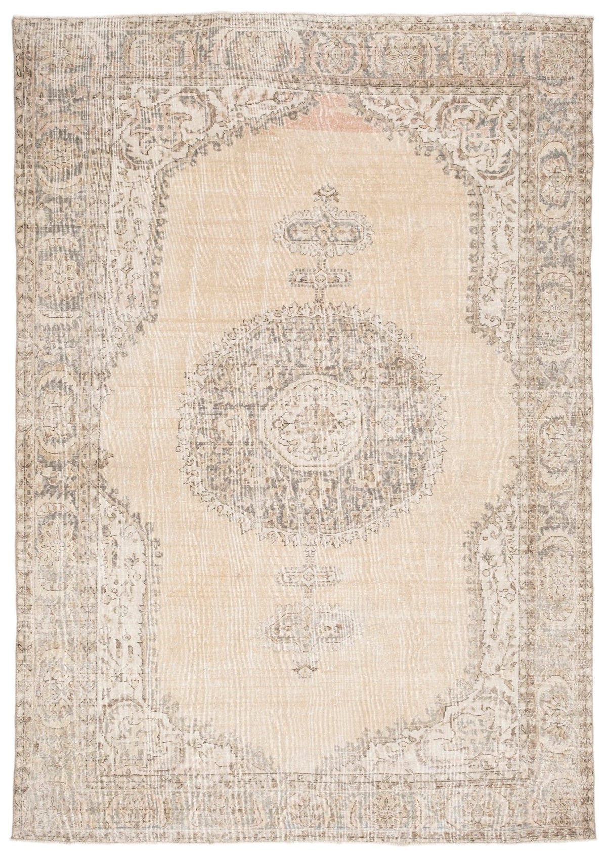 Vintage Distressed Rug Perlin