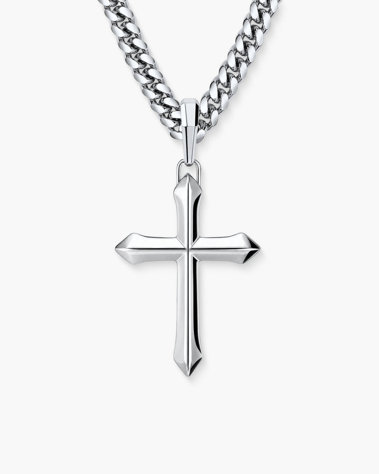 Architectural Cross Pendant