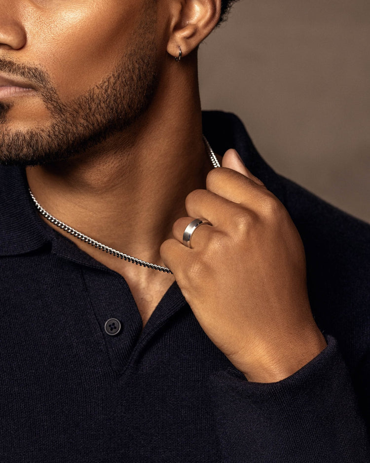 Brushed Beveled Edge Band 7mm - JAXXON
