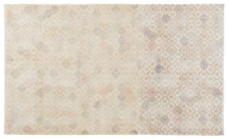 Vintage Distressed Rug Pleozzon