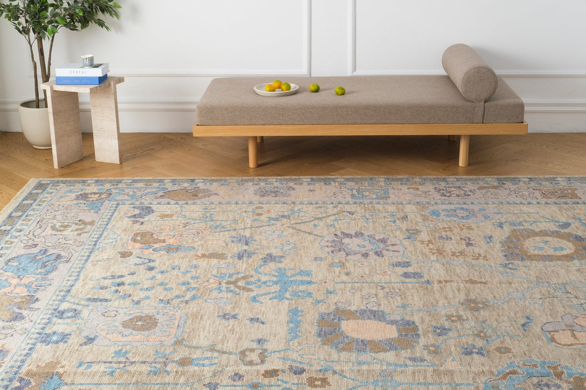 Vintage Oushak Rug Maximotion