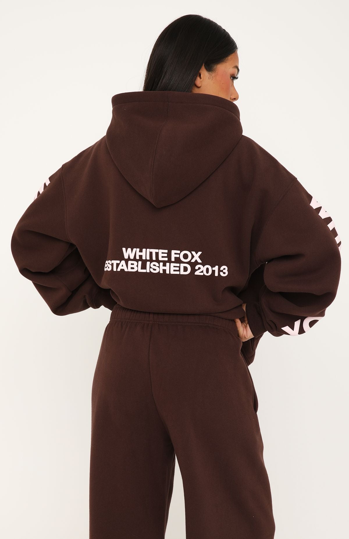 Higher Ground Zip Front Hoodie Chocolate