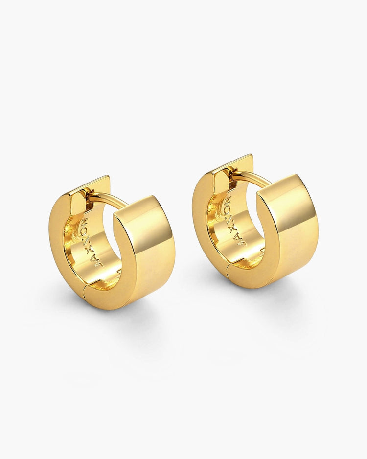 Chunkie Huggie Earrings - Gold - JAXXON