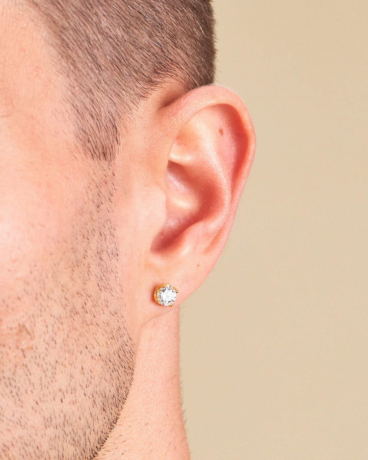 Classic Stud Earrings Gold - JAXXON