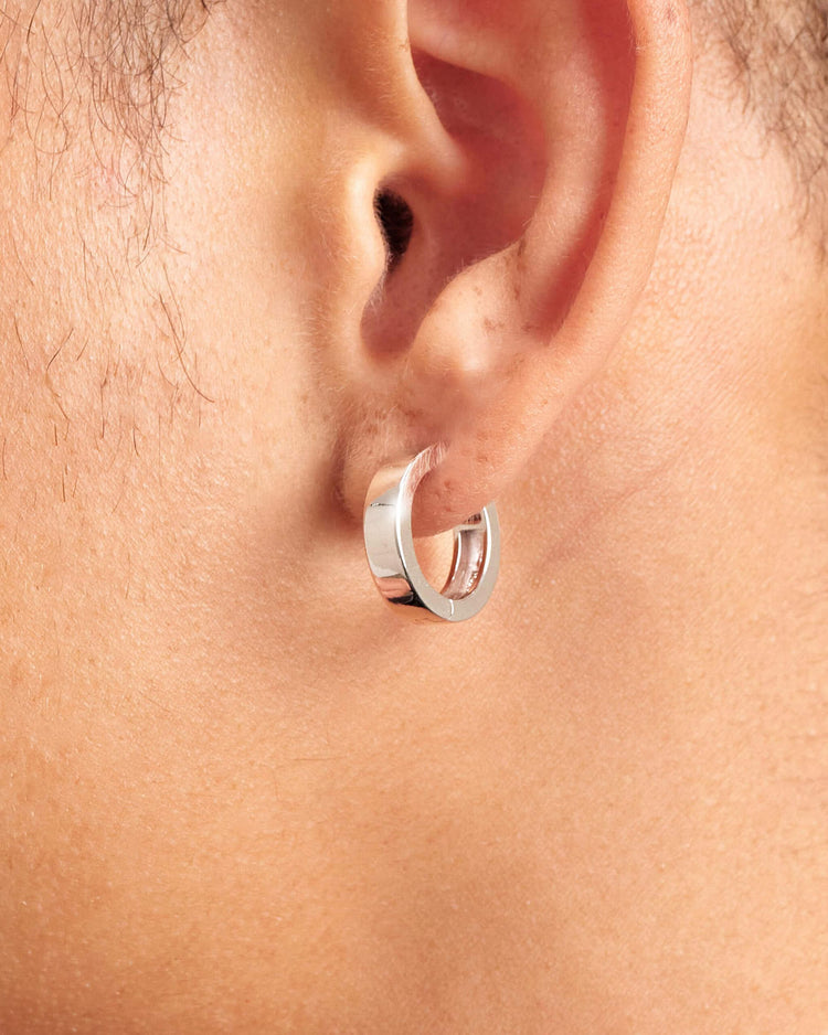 Classic Hoop Earrings - Silver - JAXXON