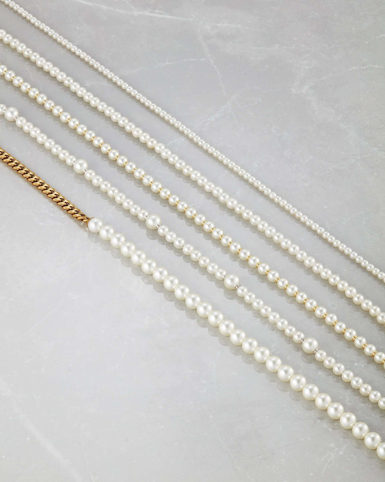 Women’s Offset Pearl Necklace - JAXXON