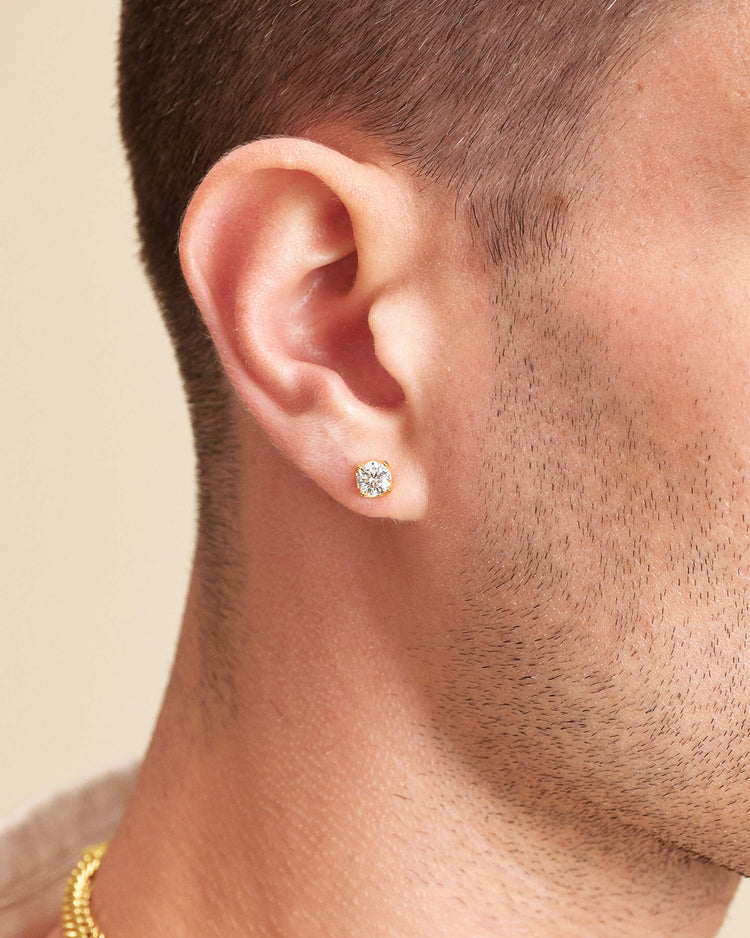 Classic Stud Earrings Gold - JAXXON