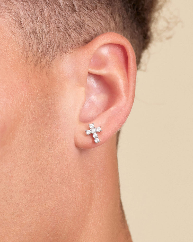 Cross Stud Earrings