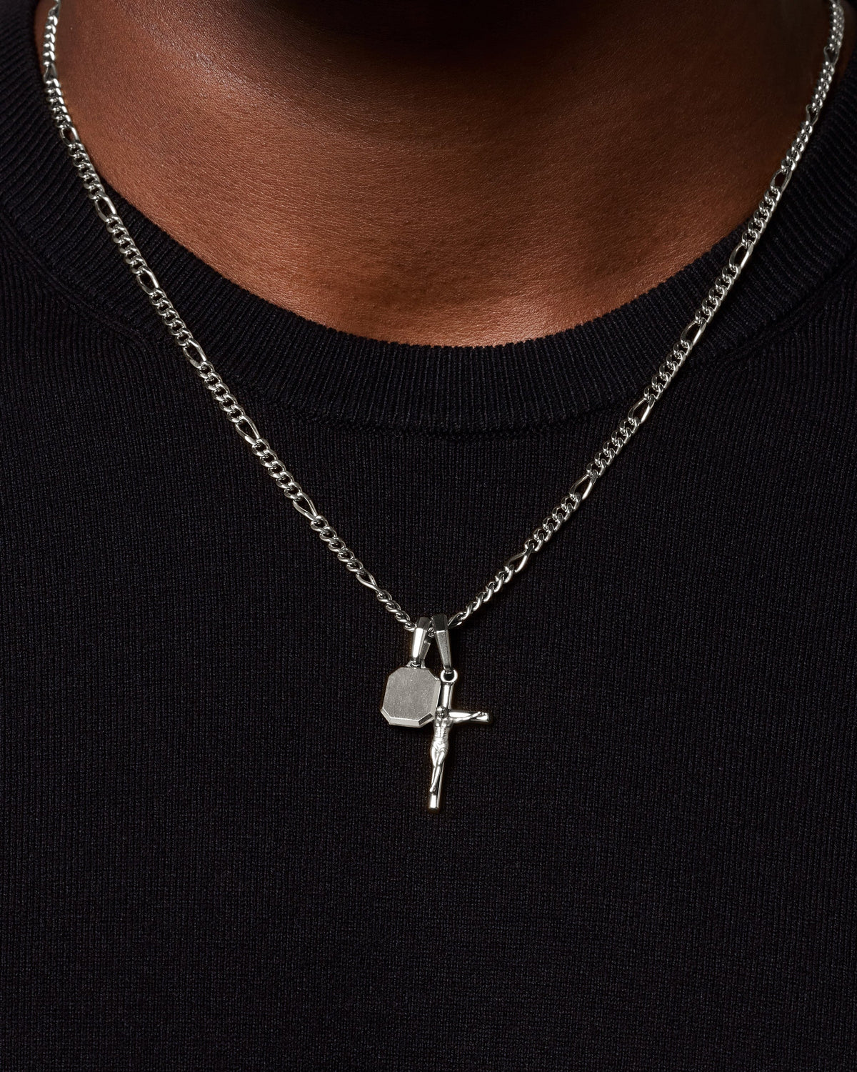 Crucifix Pendant Stack