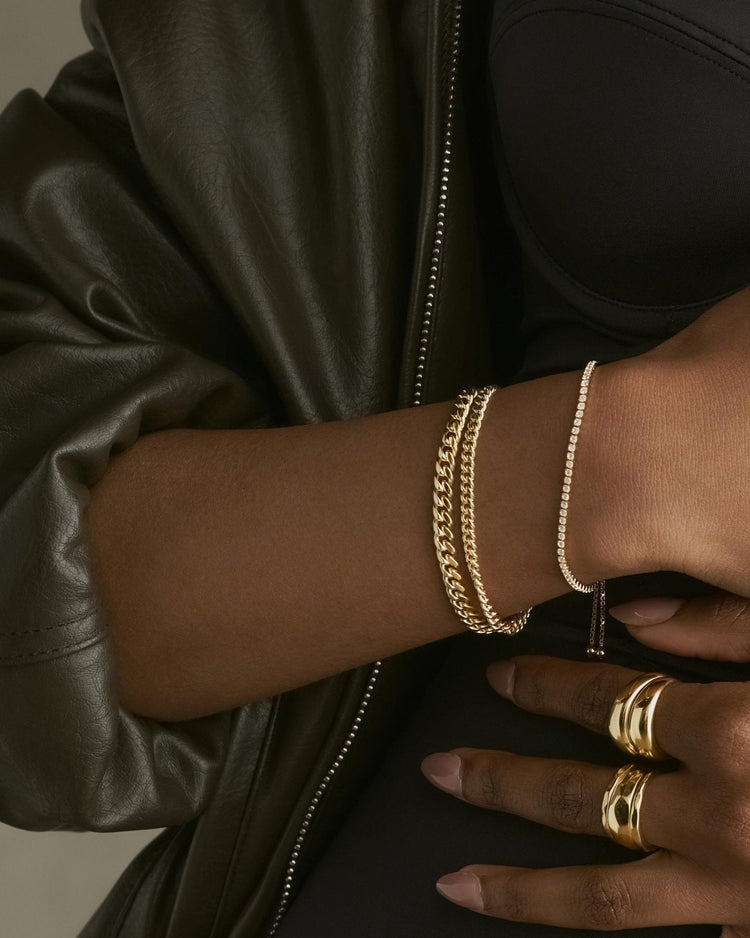 Women's Cuban Link Bracelet Stack - JAXXON