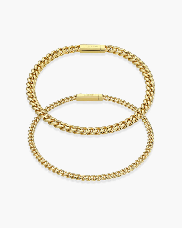 Women's Cuban Link Bracelet Stack - JAXXON