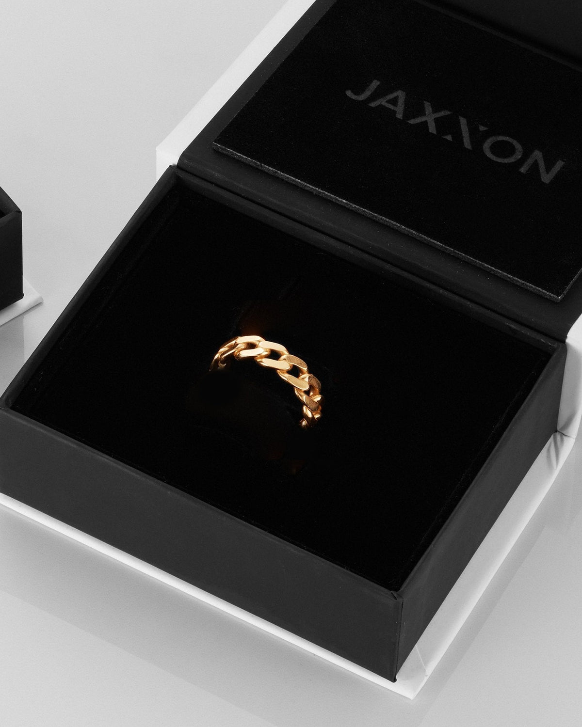 Women's Cuban Link Ring Gold - JAXXON