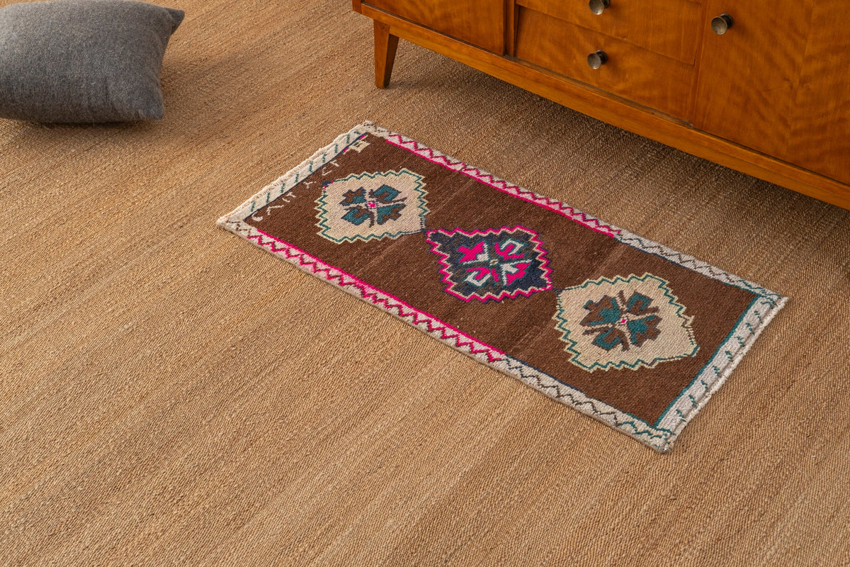 Vintage Turkish Runner Rug Mivirae
