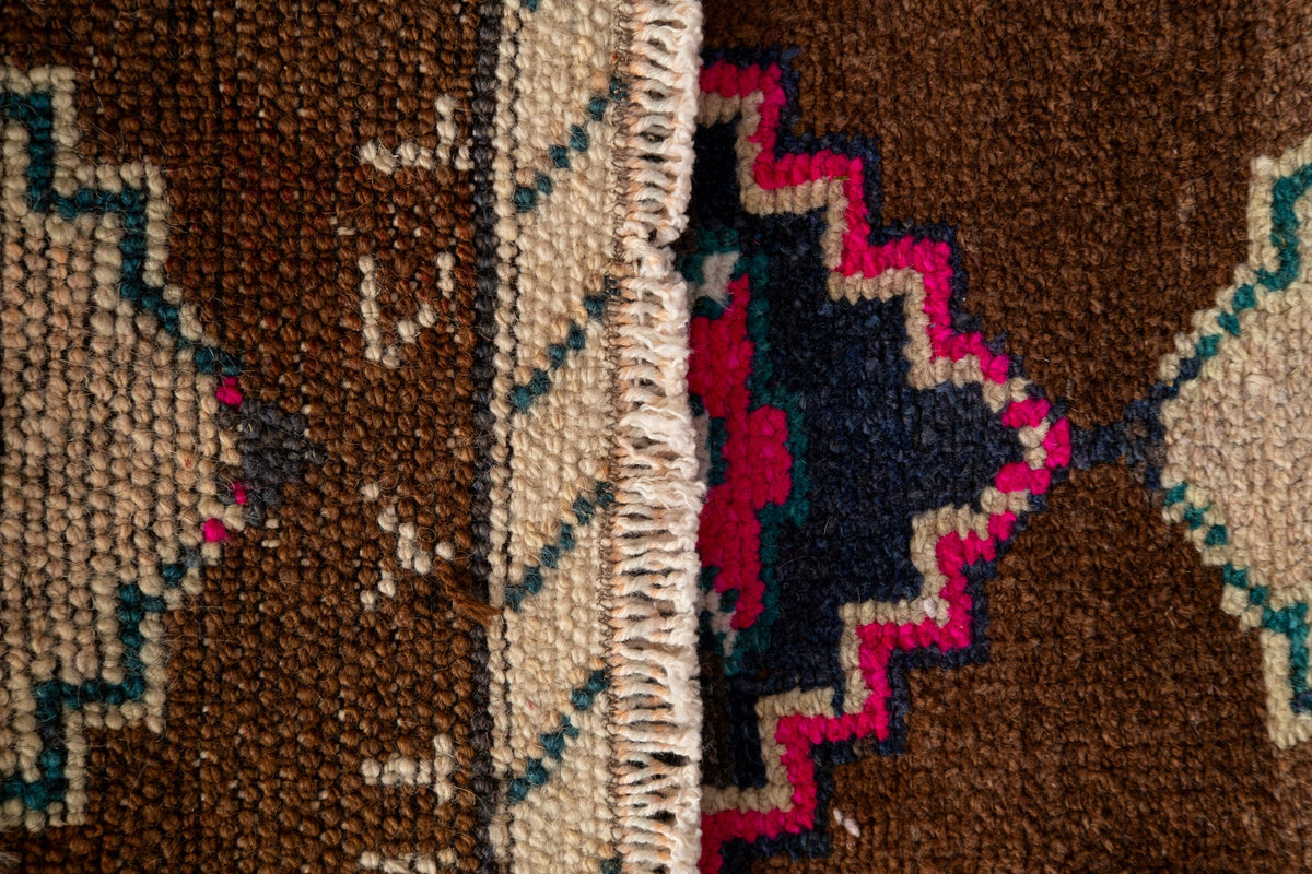 Vintage Turkish Runner Rug Mivirae