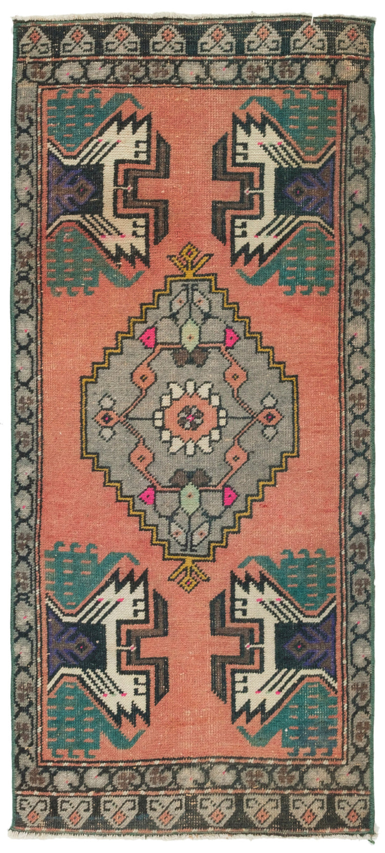 Vintage Turkish Runner Rug Kaila