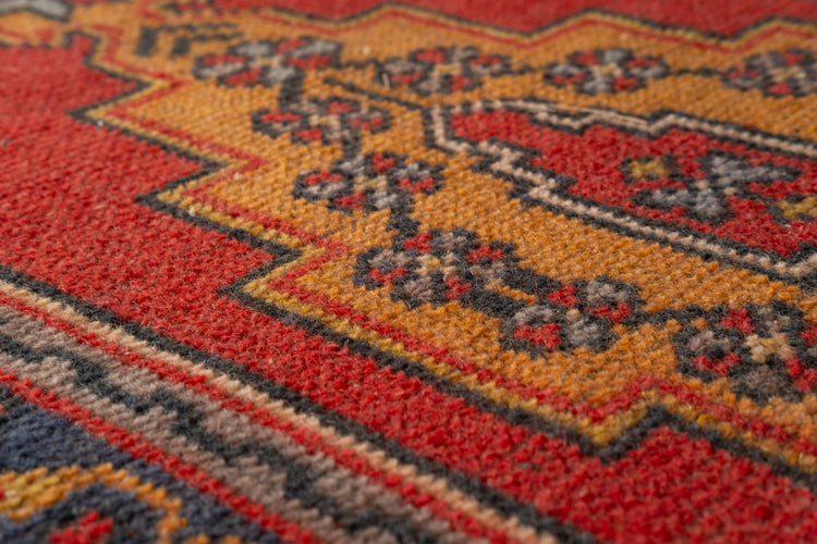 Vintage Turkish Runner Rug Cirlen