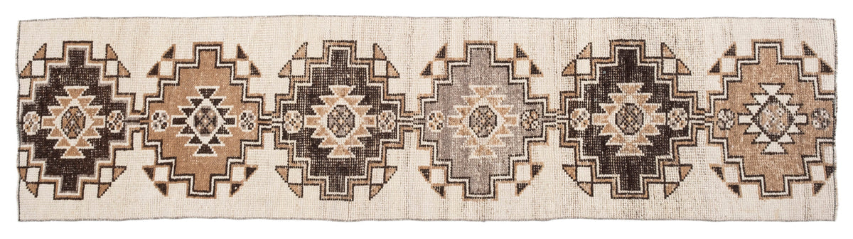Vintage Turkish Runner Rug Tolris