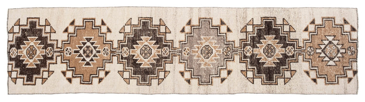Vintage Turkish Runner Rug Tolris