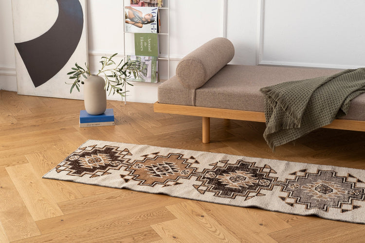 Vintage Turkish Runner Rug Tolris