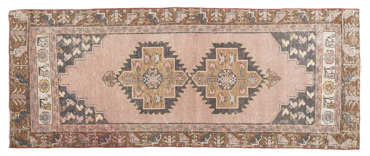 Vintage Turkish Runner Rug Virlen