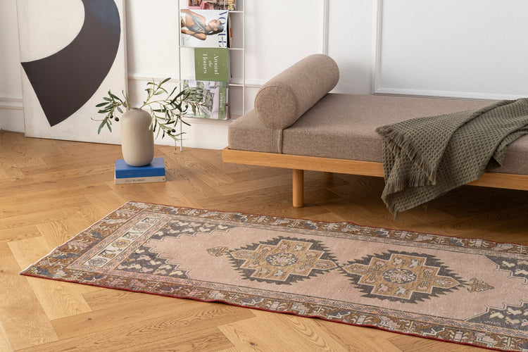 Vintage Turkish Runner Rug Virlen