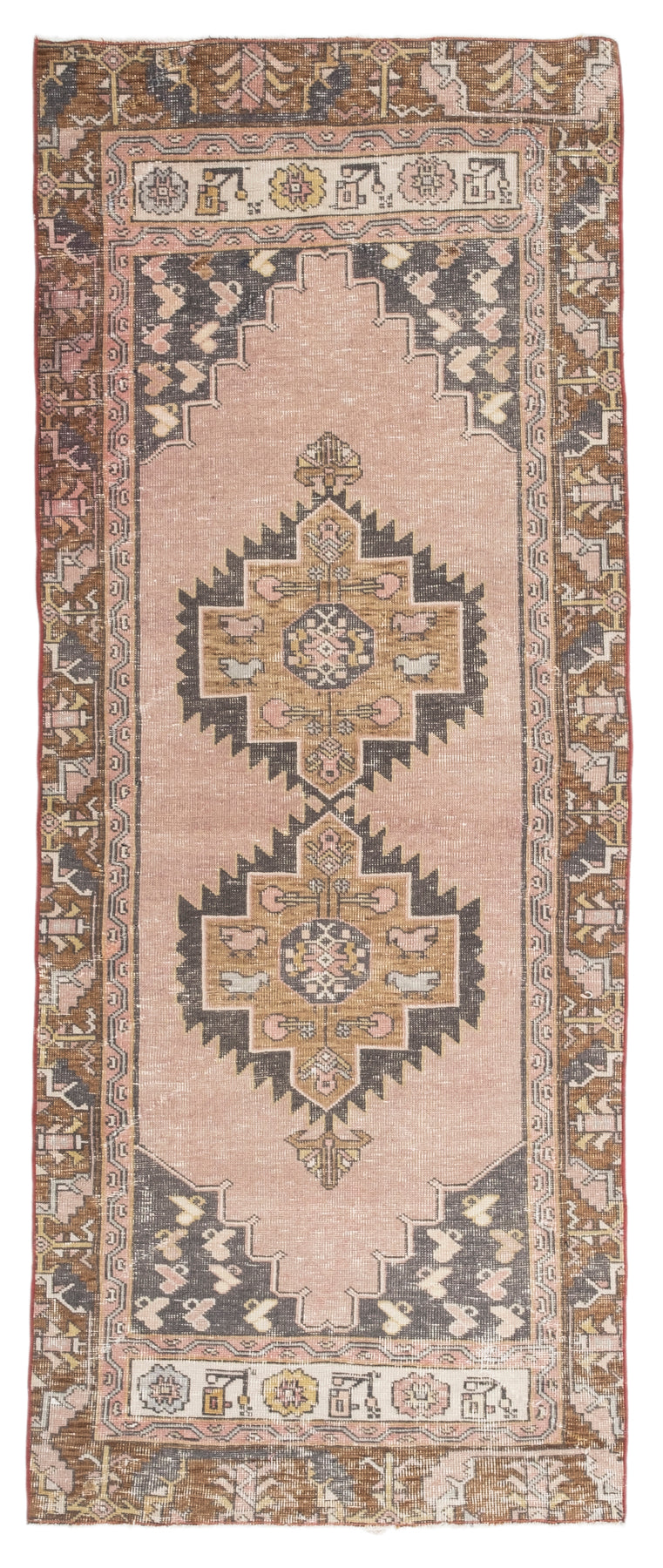 Vintage Turkish Runner Rug Virlen