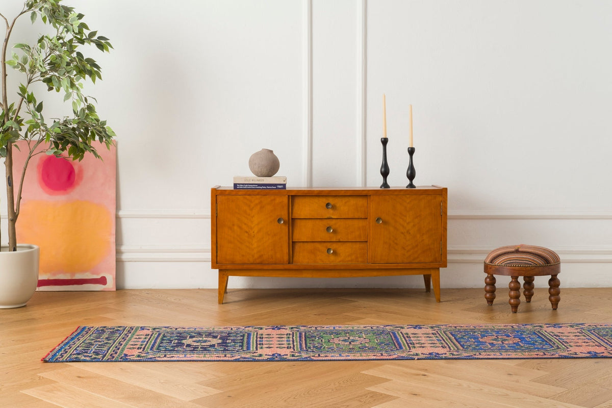 Vintage Turkish Runner Rug Rahul
