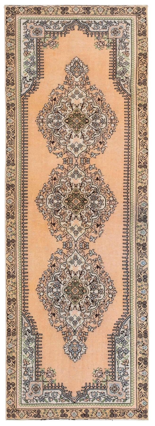 Vintage Turkish Runner Rug Zanfir