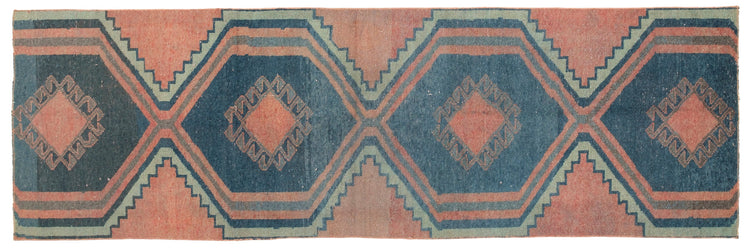 Vintage Turkish Runner Rug Hea