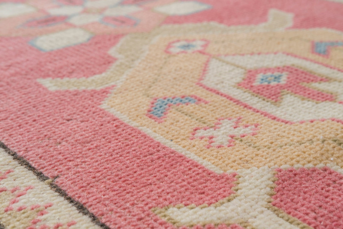 Vintage Turkish Runner Rug Kratippos